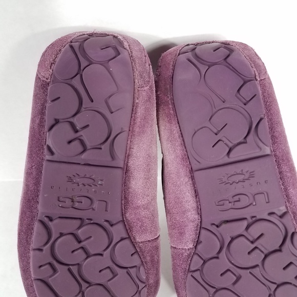 Ugg Purple Dakota Slip On Shoe Size 6 - Picture 5 of 8